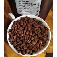 Cвежеобжаренный молотый кофе Burundi 100г Specialty 87 Arabica Black Drop Gitega Red Bourbon Natural