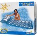 Пляжный надувной матрас с высококачественного суперпрочнного винила с подголовником Intex 188 х 71 см серебристый Оригинал (intx-58894)