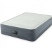 Надувная суперпрочная двухспальная кровать Intex технология Fiber-Tech™ 152х203х46 + встроенный электронасос и сумка с ручками