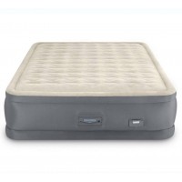 Надувная ортопедическая двухспальная кровать Intex 152х203х46 см + встроенный электронасос PremAire и сумка для хранения Оригинал (intx-64926)