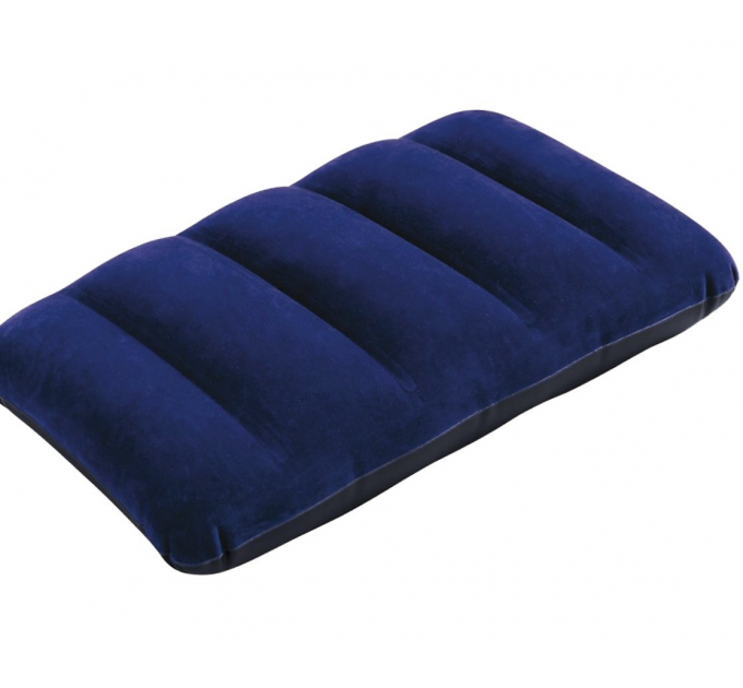 Матрас надувной одноместные Intex 99x191x25 см бежевый с наматрасником подушкой насосом