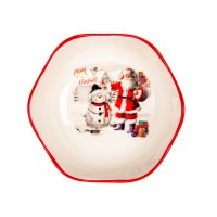 Блюдо салатник Lefard Рождественское веселье 21 см керамика