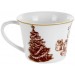 Набор чашка с блюдцем Lefard Счастливое рождество фарфор 250 мл на 2 пр
