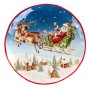 Блюдо круглое Lefard Дедушка Мороз 26 см 
