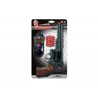 Игрушечный пистолет на пульках EDISON Ron Smith 28см 8-зарядный с мишенью (463/33) (dd-ED-0463330)