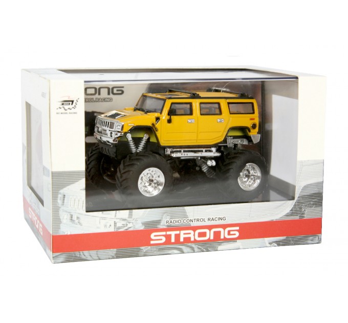 Машинка на радиоуправлении джип 1:43 Great Wall Toys Hummer (желтый) (dd-GWT2008D-7)