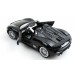 Машинка радиоуправляемая 1:24 Meizhi Porsche 918 металлическая (черный) (dd-MZ-25045Ab)