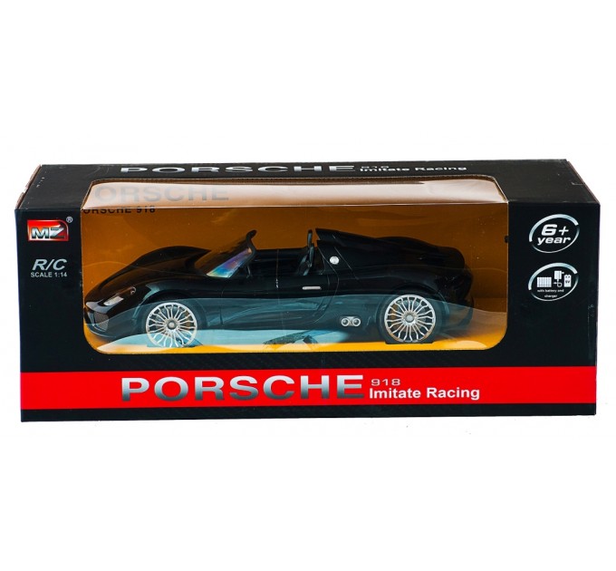 Машинка радиоуправляемая 1:14 Meizhi Porsche 918 (черный) (dd-MZ-2046b)