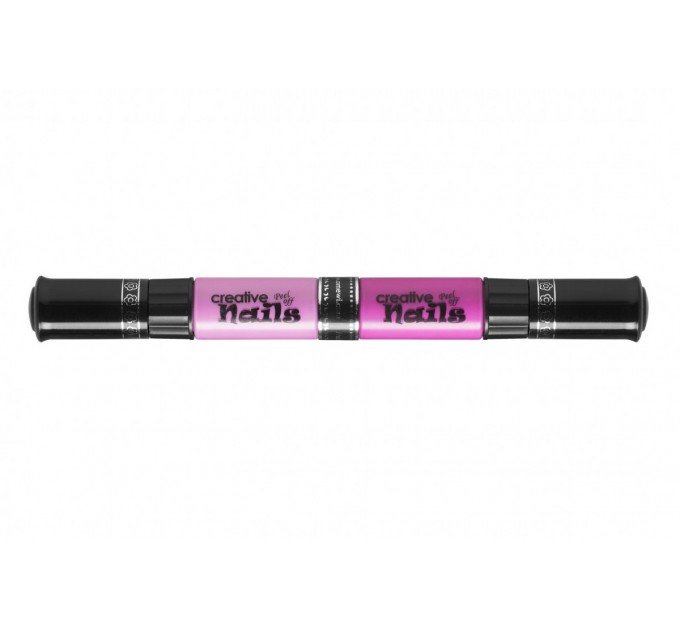 Лак-карандаш для ногтей детский Creative Nails на водной основе (2 цвета розовый + фиолетовый) (dd-MA-303005)