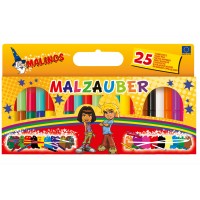 Фломастеры волшебные меняющие цвет MALINOS Malzauber 25 (12+9+4) шт (dd-MA-300029)