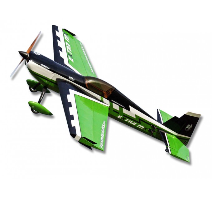 Самолёт р/у Precision Aerobatics Extra MX 1472мм KIT (зеленый) (dd-PA-MX-GREEN)