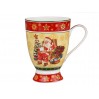 Чашка Lefard "CHRISTMAS COLLECTION", Санта Клаус 300 мл, фарфор в подарочной упаковке с новогодним дизайном (Lf-986-021)