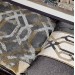Винтажное жаккардовое покрывало с наволочками GUZIDE ANITA ANTRASIT GR 260х260см серый и декоративной подушкой