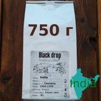Cвежеобжаренный зерновой кофе India Arabica Black Drop 750 г