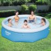 Надувной семейный бассейн Bestway SUPER-TOUGH 3X-прочность 305х76 см Оригинал (intx-57266)
