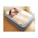 Кровать надувная суперпрочная двухспальная Intex технология Fiber-Tech™ 152х203х56 + встроенный электронасос Бонус-сумка с ручками и 2 надувные подушки Оригинал (int-64418-2)