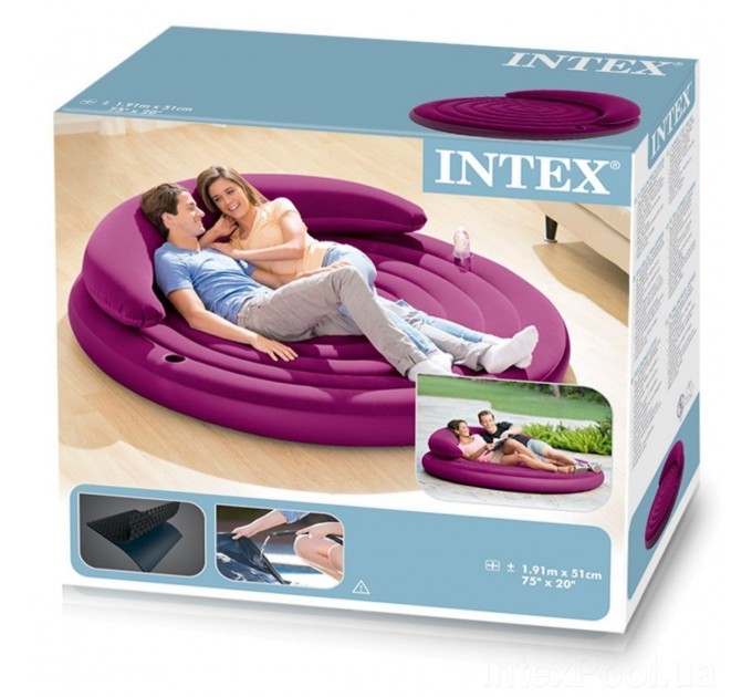 Надувная двуспальная кровать Intex 191х191х53 см Оригинал (intx-68881)
