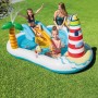 Детский надувной развивающий игровой центр Intex «Веселая Рыбалка» 218x188x99 см с надувной удочкой 2 рыбки