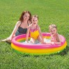 Детский надувной бассейн Intex «Радужный» 114х25 см из высококачественного винила (int-57412)