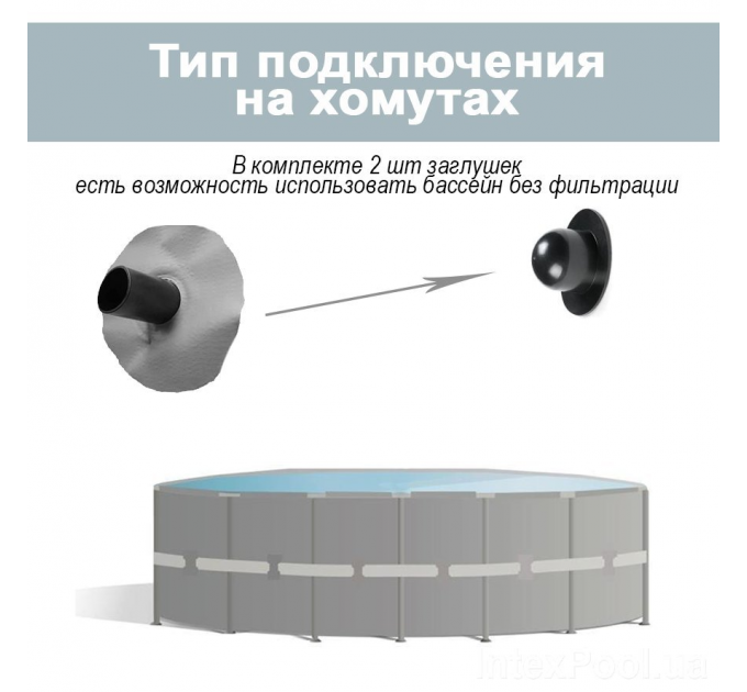 Каркасный бассейн Intex 366х76 см Metal Frame™ c эффектом мозайки + фильтр-насос 2006 л/ч Оригинал (intx-28212)