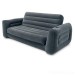 Надувной диван трансформер 2в1 Intex 203х224х66 см с флокированным покрытием Оригинал (intx-66552)