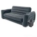 Надувной диван трансформер 2в1 с электронасосом Intex 203х224х66 см с флокированным покрытием