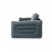 Надувной диван трансформер 2в1 с электронасосом Intex 203х224х66 см с флокированным покрытием Оригинал (intx-66552-2)