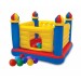 Батут детский надувной Intex «Замок» 175х175х135 см + бонус 10 шариков ручной насос и подстилка (int-48259-2)