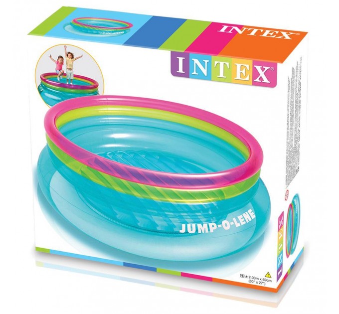Батут детский надувной Intex «Jump-O-Lene» 203х69 см (int-48267)
