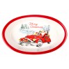 Блюдо для запекания Lefard Новогодняя коллекция Дед Мороз в машине d-28 cм в подарочной упаковке (Lf-358-982)