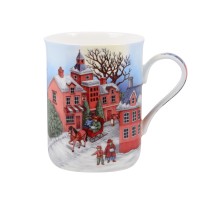 Чашка Lefard Новогодняя коллекция Зима в городе 350 мл фарфор в подарочной упаковке (Lf-924-649)