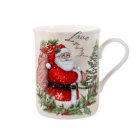 Чашка Lefard Новогодняя коллекция Дед Мороз 350 мл фарфор в подарочной упаковке (Lf-924-650)