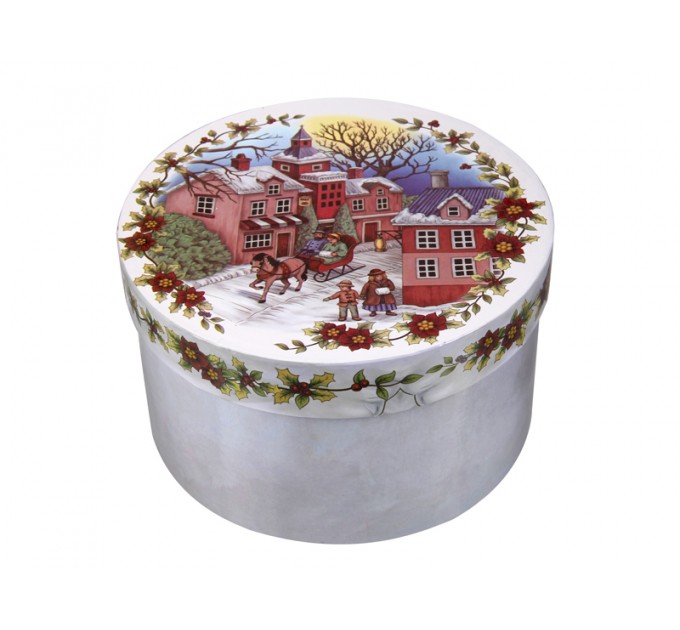 Чайный набор на 2 пр Lefard Новогодняя коллекция Зимний город 220 мл фарфор в подарочной упаковке (Lf-924-654)