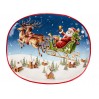 Блюдо Lefard Новогодняя коллекция Санта Клаус в санях 36 cм керамика (Lf-948-009)