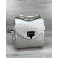 Женская сумка-рюкзак WeLassie Chris серебристый (wel-46111)