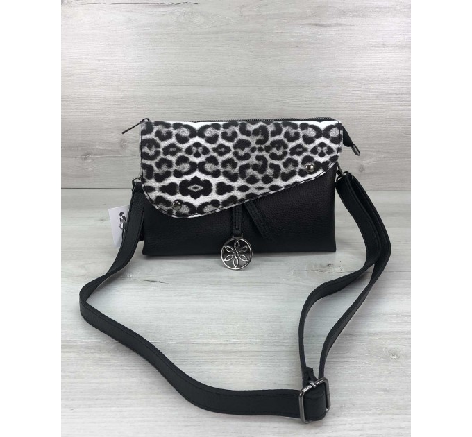 Женская стильная сумочка-клатч WeLassie Этель черный (wel-58004)