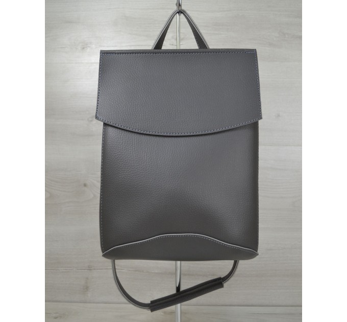 Молодежная сумка-рюкзак от WeLassie Натали серого цвета (wel-44203)
