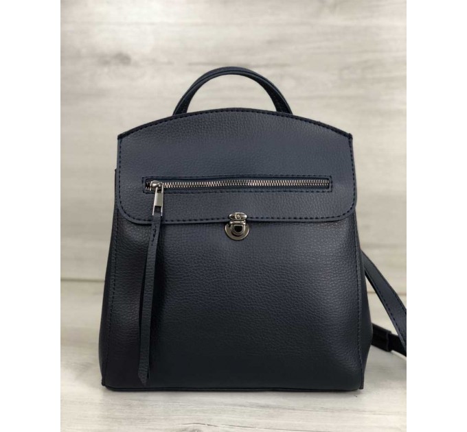 Молодежная сумка-рюкзак от WeLassie Дэнис синего цвета (wel-45023)