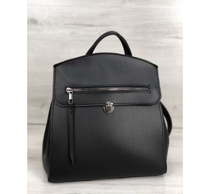 Молодежная сумка-рюкзак от WeLassie Дэнис черная (wel-45024)