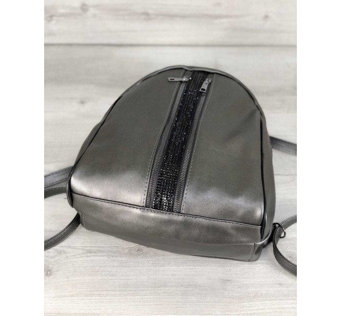 Стильный молодежный рюкзак от WeLassie Юна серебряного цвета (wel-45602)