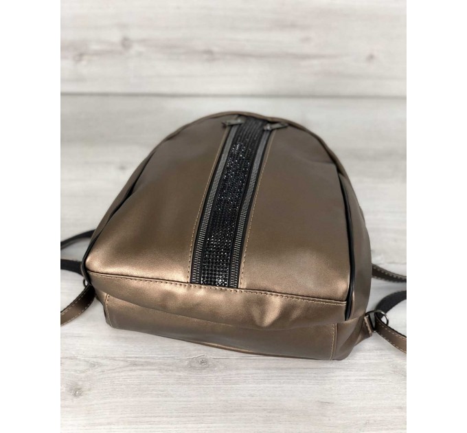 Стильный молодежный рюкзак от WeLassie Юна бронзовый (wel-45603)