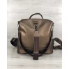 Молодежная сумка-рюкзак WeLassie Angelo из эко-кожи бронзовый (wel-45702)