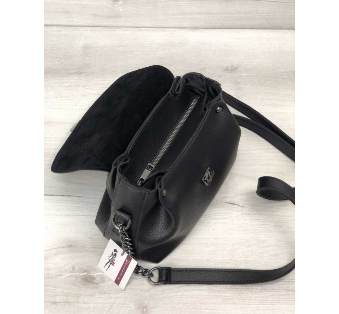 Молодежная сумка-клатч от WeLassie Софи черного цвета (wel-56304)
