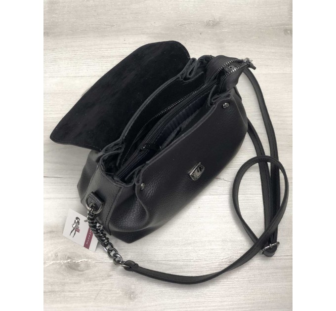 Молодежная сумка-клатч от WeLassie Софи черного цвета (wel-56304)