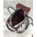 Женская стильная сумка WeLassie Малика бордового цвета из эко-кожи + подарок косметичка (wel-57207)