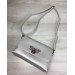 Женская сумка- клатч от WeLassie Келли серебряного цвета (никель) + плечевой ремешок (wel-60711)