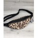 Женская сумка Бананка от WeLassie на два отделения, леопард с черным (wel-60905)
