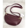 Женская сумка-клатч на пояс от WeLassie Нана бордового цвета (wel-61007)