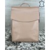 Кожаная сумка-рюкзак от WeLassie пудрового цвета (wel-K4428)