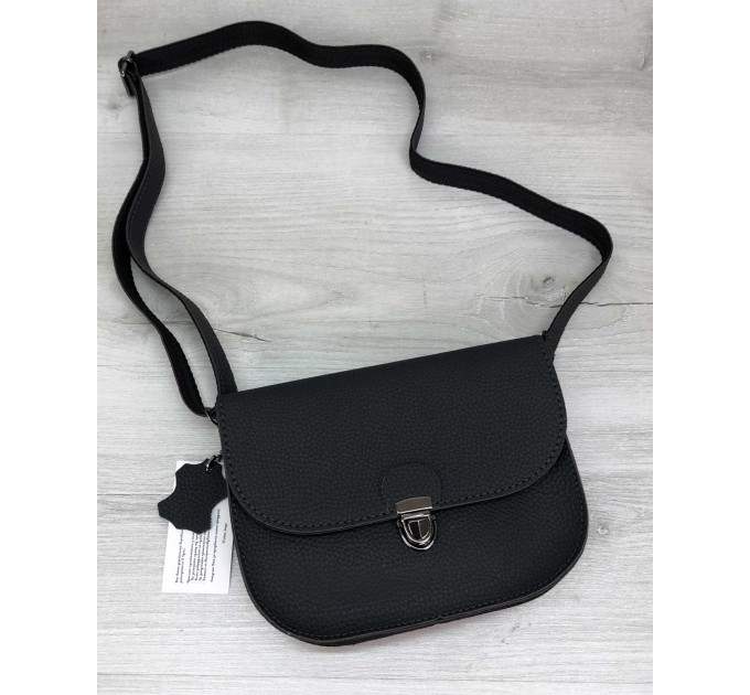 Женская стильная сумочка на пояс клатч WeLassie Stacy графитовый (wel-T6004)